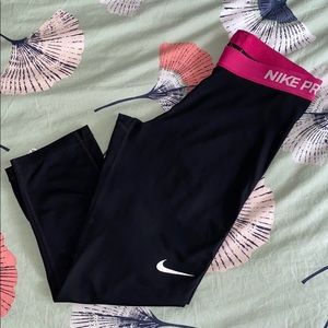 Nike Pro Black Capris